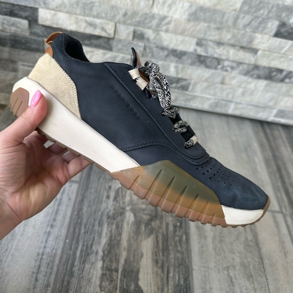 HUGO BOSS Men's Storm Running Navy  Sneakers Size 44 - Picture 3 of 14